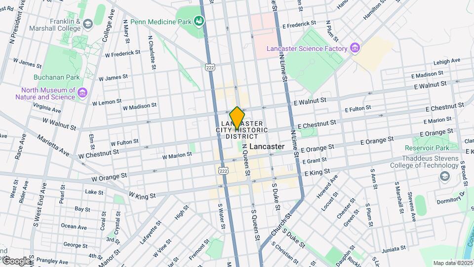 11 W Chestnut St Mapa y Detalles de la Ubicación