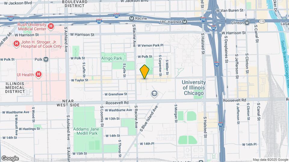 1131 W Taylor St Map and Location Details