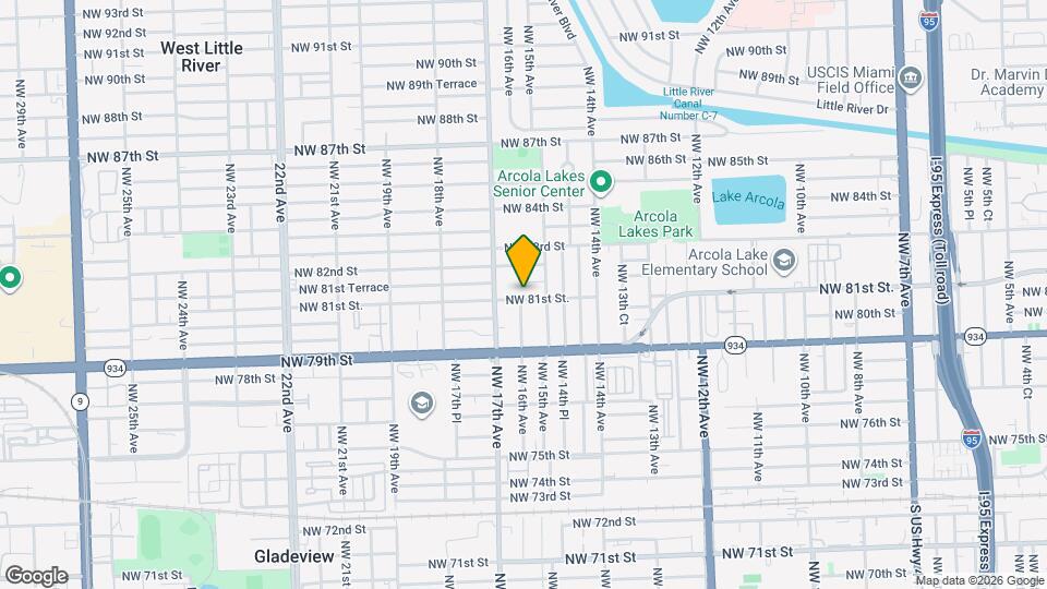 1545 NW 81st St. Map and Location Details