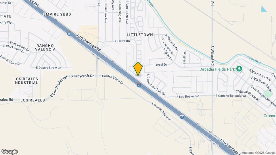 7155 S Vuelta Silueta Map and Location Details