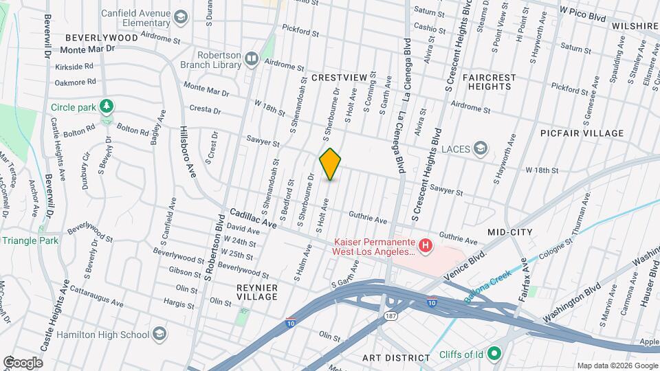 1948 S Holt Ave Map and Location Details