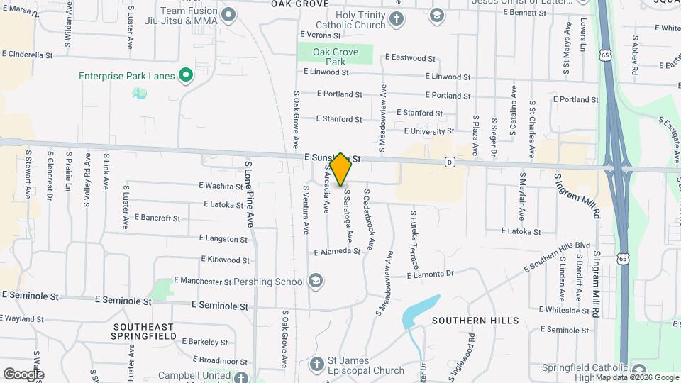 1911 S Saratoga Ave Map and Location Details