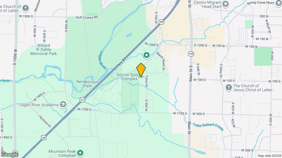 262 W 1395 S Map and Location Details