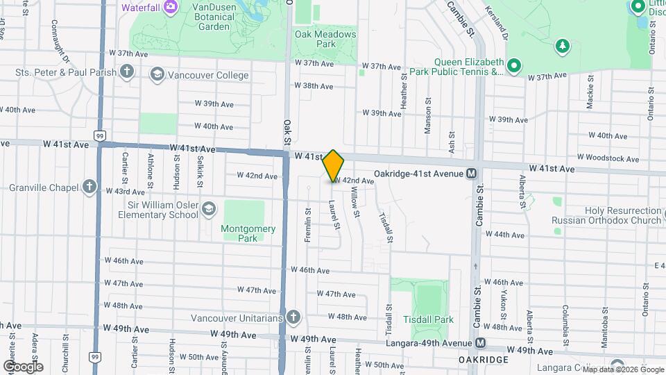 5832 Laurel St Map and Location Details