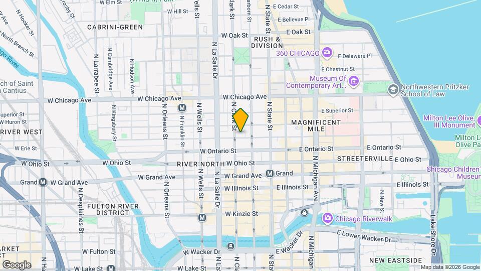 661 N Clark St, Unit 0405 Mapa y Detalles de la Ubicación