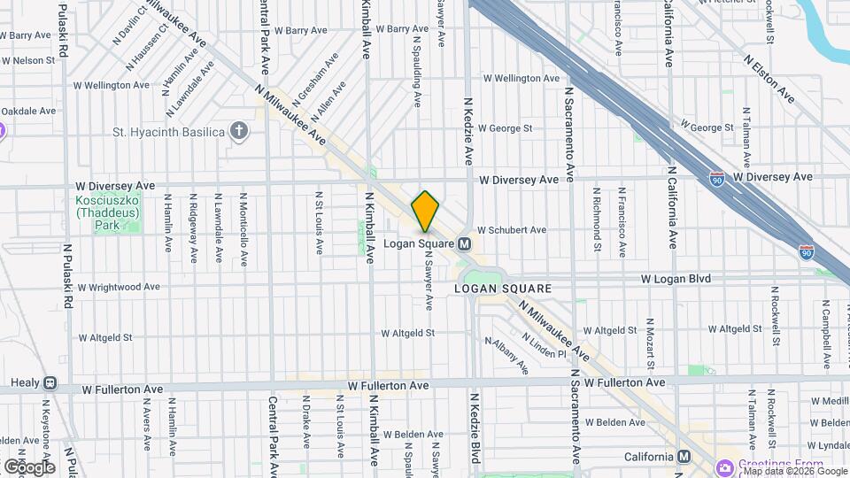 2650 N Sawyer Ave Map and Location Details