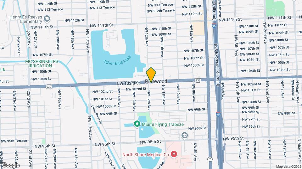 1186 NW 103rd St Map and Location Details