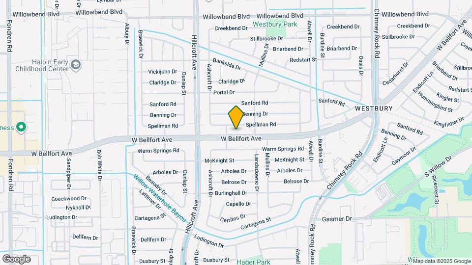 5722 W Bellfort Ave Map and Location Details