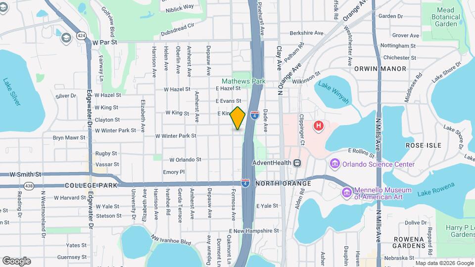 109 E Winter Park St Map and Location Details