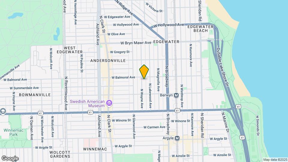 5347 N Wayne Ave Map and Location Details