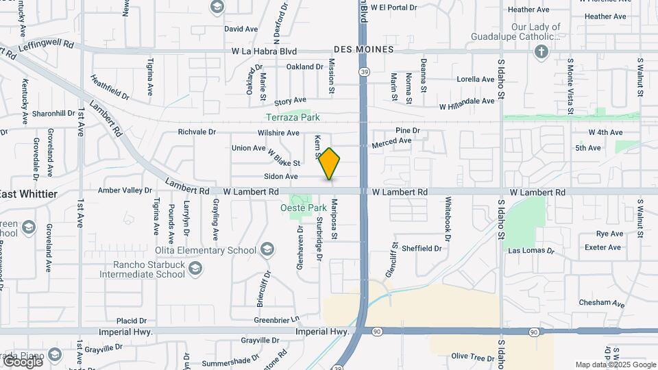 699 Mariposa St, Unit AA Map and Location Details