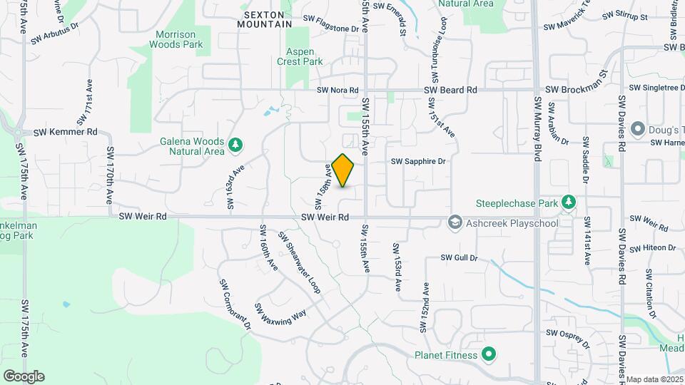 15630 SW Sierra Ct Map and Location Details
