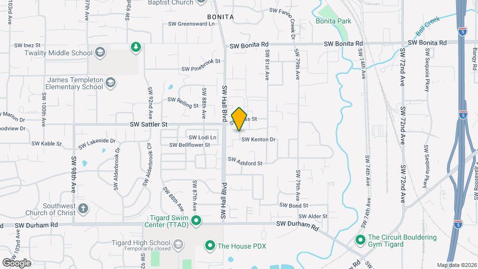 15271 SW 168th Ave Mapa y Detalles de la Ubicación