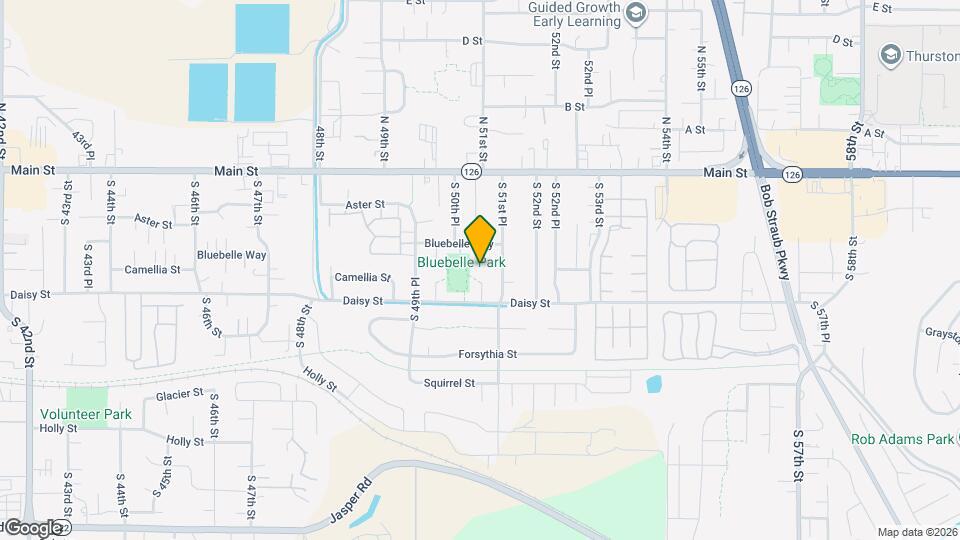 336 S 51st Pl Map and Location Details
