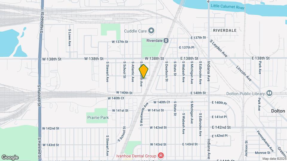 13913 S Wentworth Ave Map and Location Details