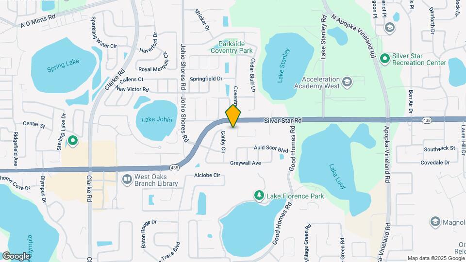 2572 Ocoee Reserve Ct Map and Location Details