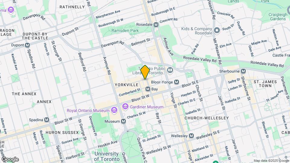 61 Yorkville Ave Map and Location Details