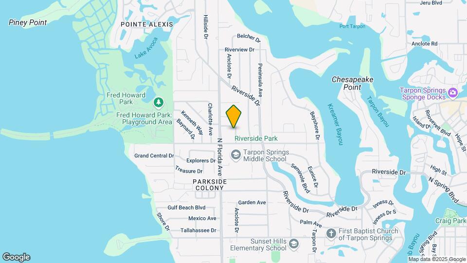 660 Anclote Dr Map and Location Details
