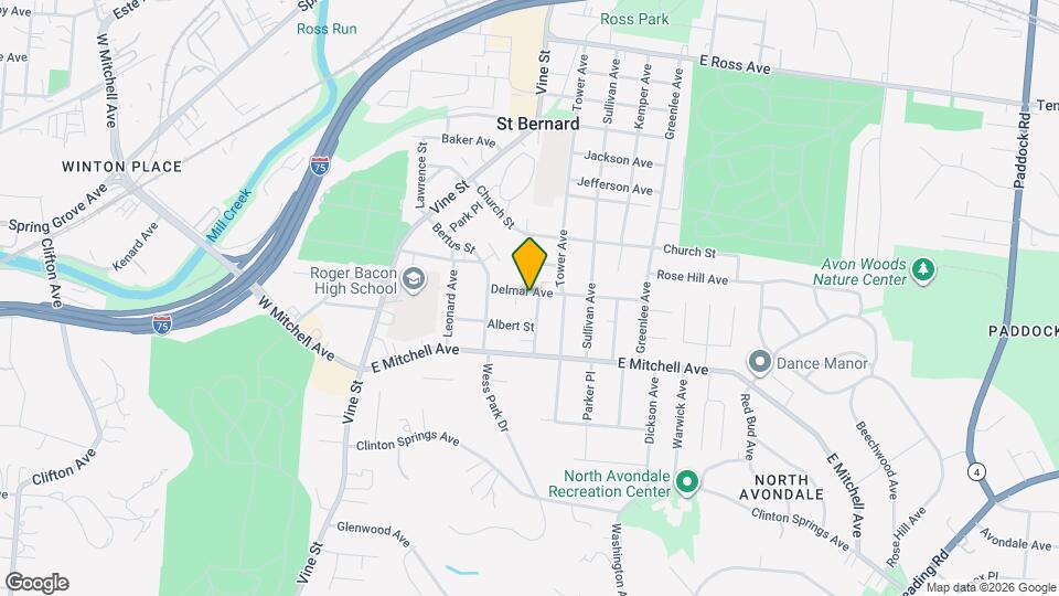 135 Delmar Ave Mapa y Detalles de la Ubicación
