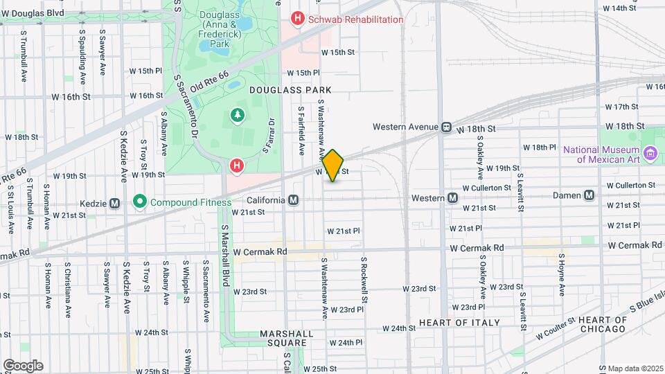 2646 W Cullerton St Map and Location Details
