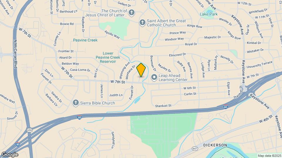 750 Rhode Island Dr Mapa y Detalles de la Ubicación