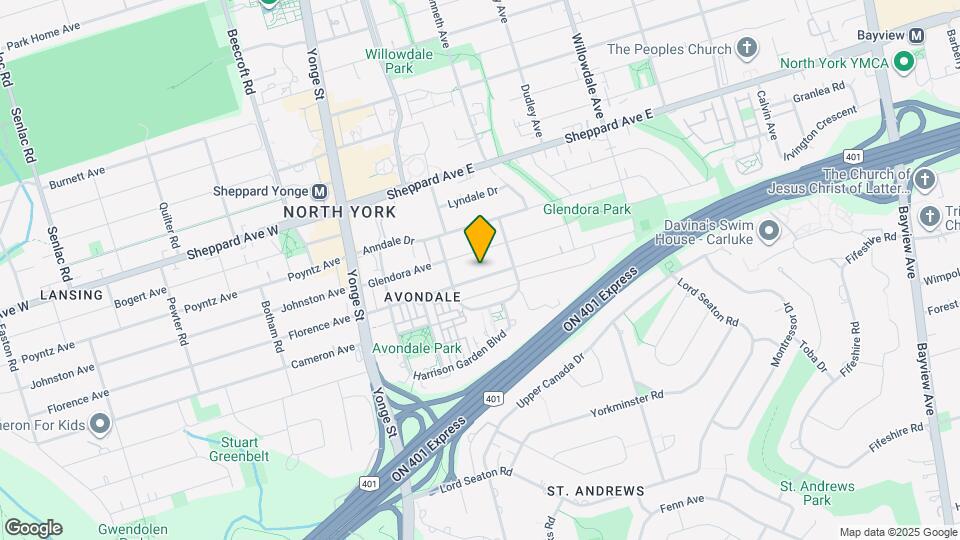 98 Avondale Ave Map and Location Details