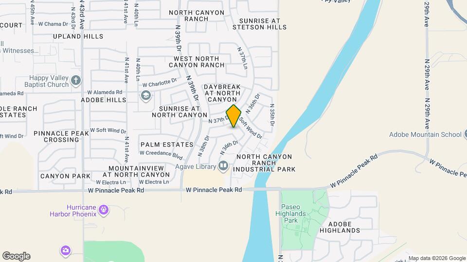 3622 W Cielo Grande, Unit 416 Map and Location Details