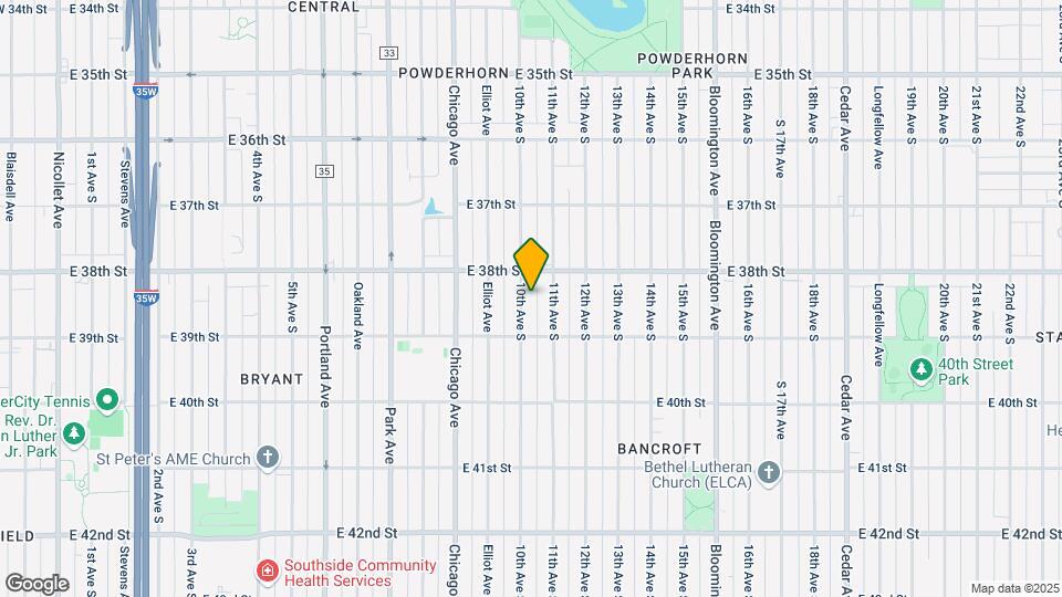 3821 10th Ave S Map and Location Details