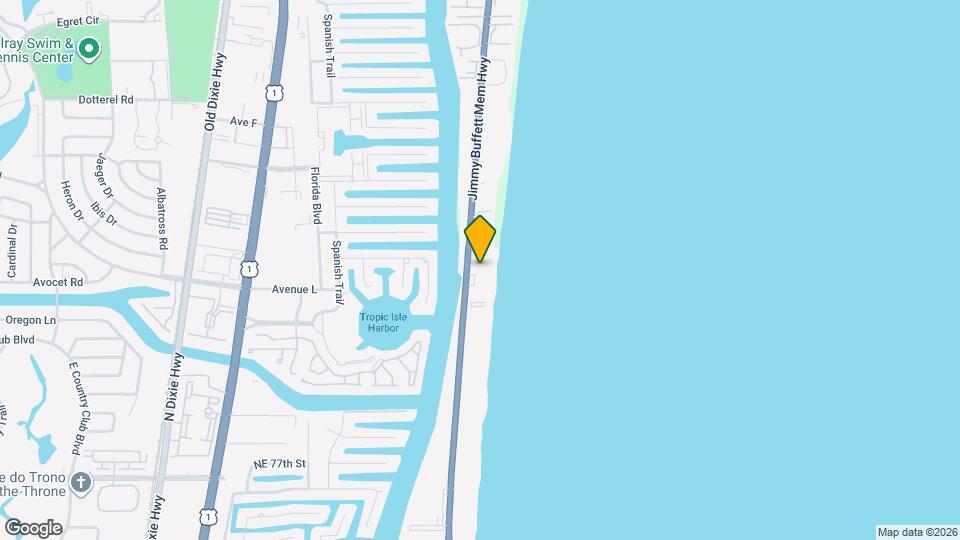 2711 S Ocean Blvd Mapa y Detalles de la Ubicación
