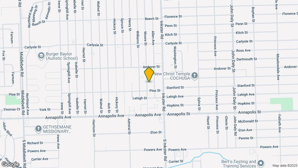 4133 Moore St Map and Location Details