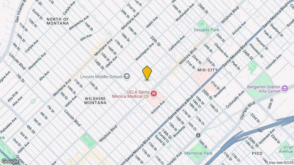 1127 16th St Map and Location Details