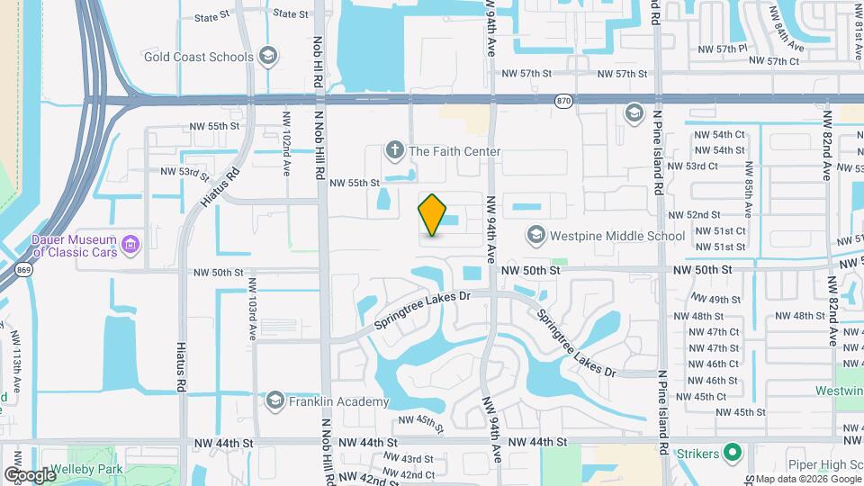 9571 NW 52nd St Map and Location Details