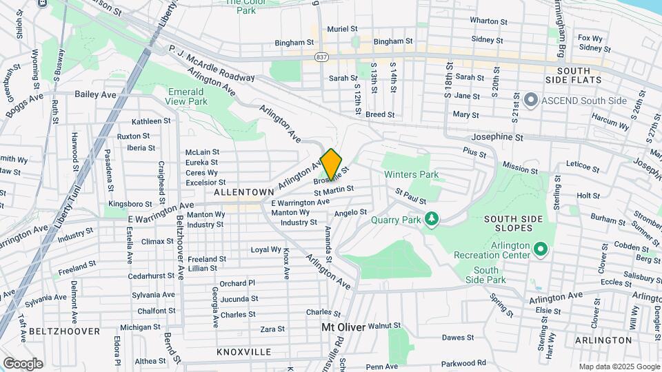 1005 Saint Martin St Mapa y Detalles de la Ubicación