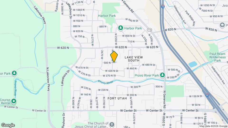 482 N 2580 W, Unit 482 north 2580 west Mapa y Detalles de la Ubicación