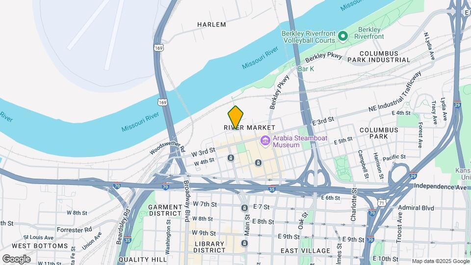 Riverbend Lofts Map and Location Details
