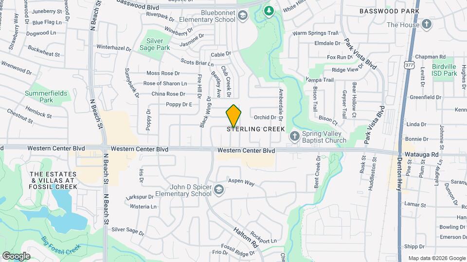 6732 Woodsmoke Way Map and Location Details