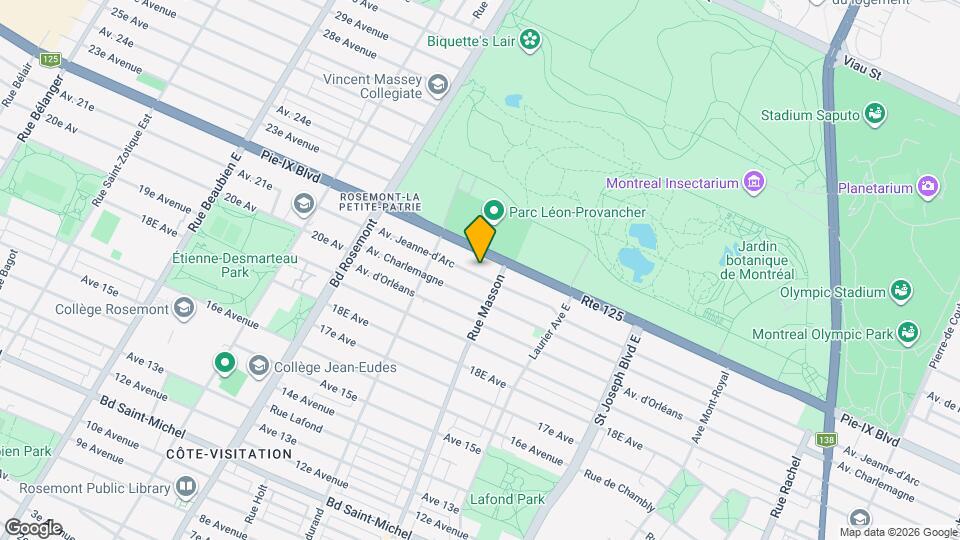5431 Jeanne-D'arc Av Map and Location Details