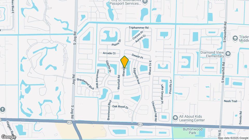 5927 Ithaca Cir W Map and Location Details