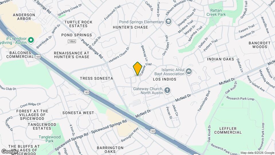 12306 Cahone Trail Map and Location Details