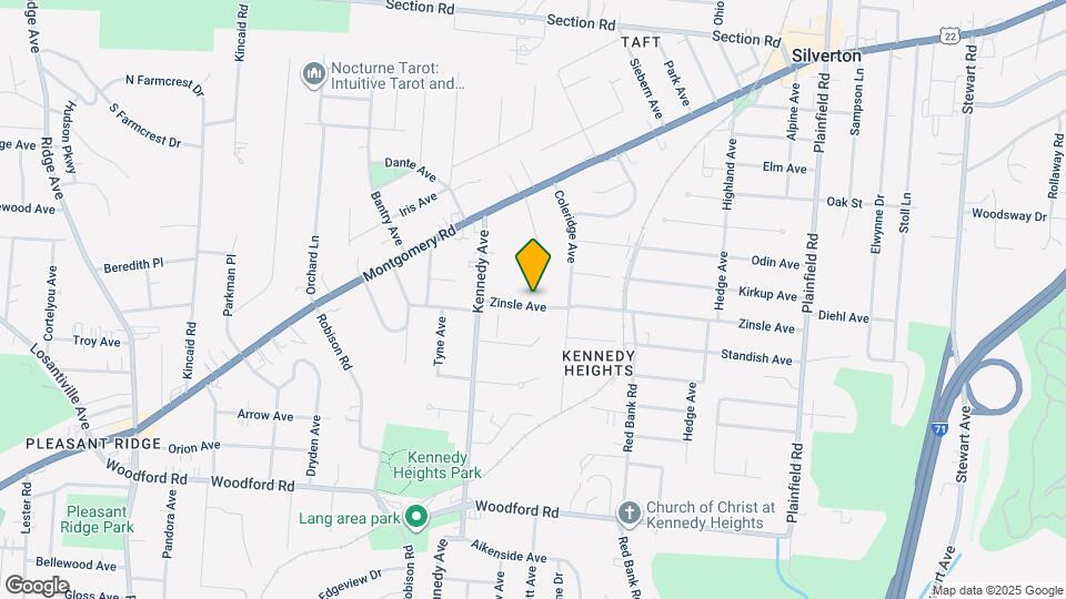 3644 Zinsle Ave Map and Location Details