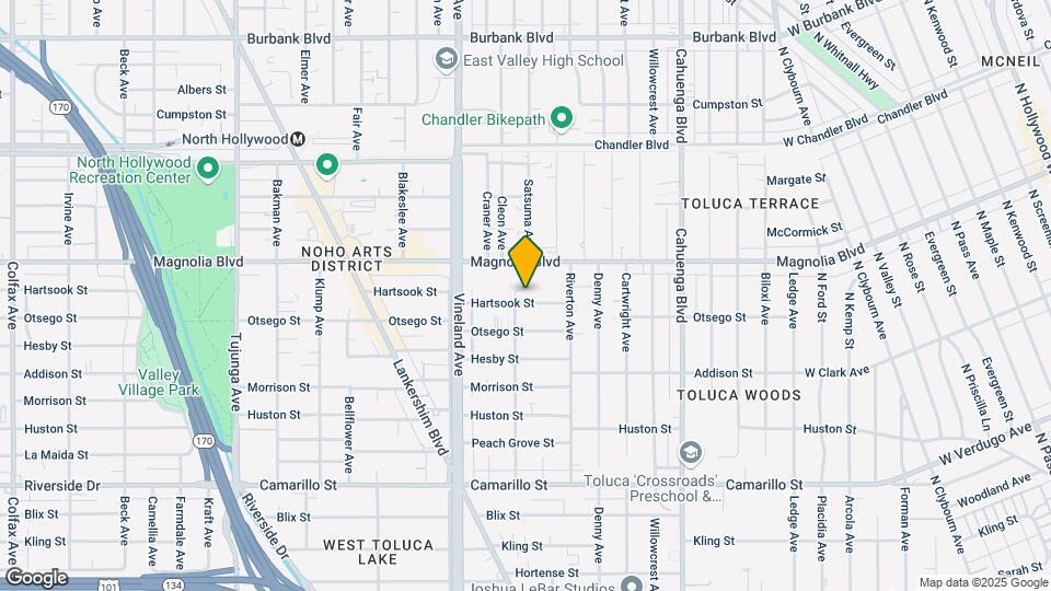 10853 Hartsook St Map and Location Details