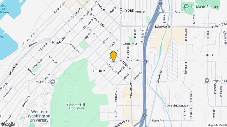 1009 Mason St Map and Location Details