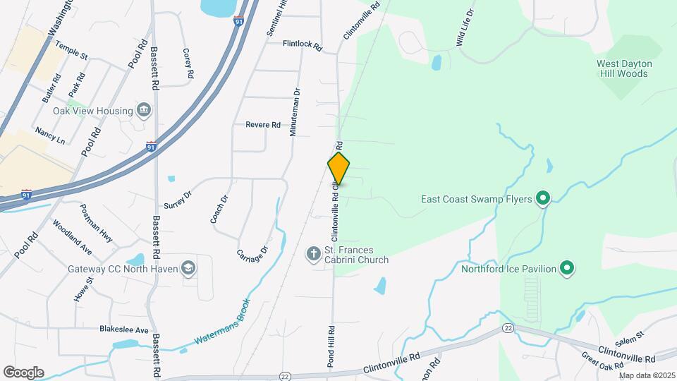1050 Clintonville Rd Map and Location Details