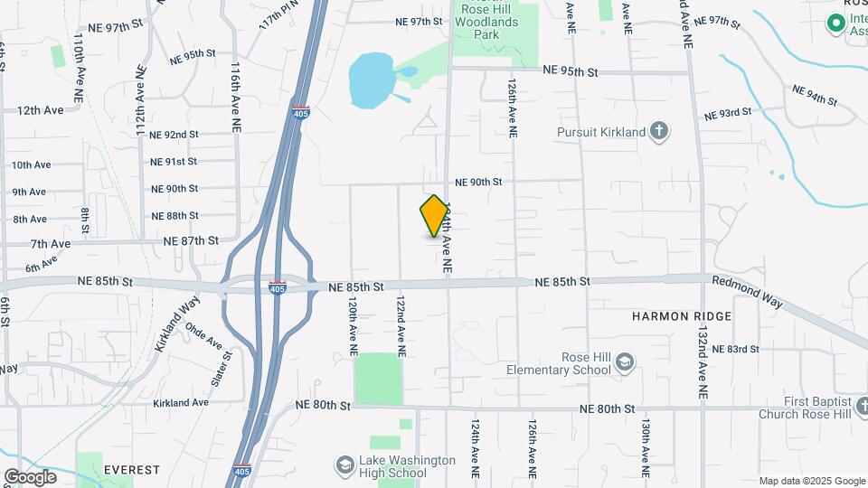 12312 NE 86th Way Map and Location Details