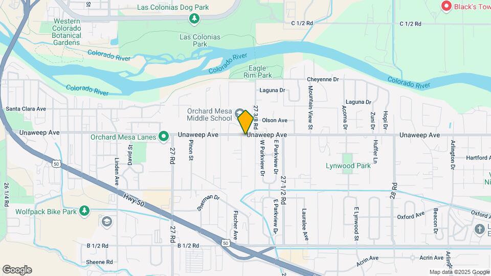 2735 Unaweep Ave Map and Location Details