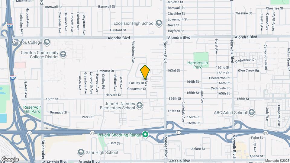 11675 Faculty Dr Map and Location Details