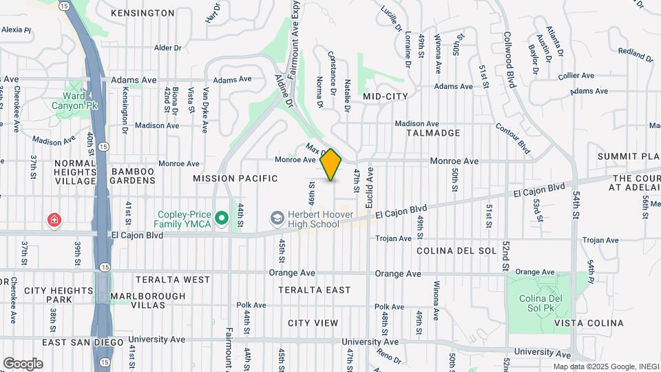 4440-4444 Menlo Ave Map and Location Details