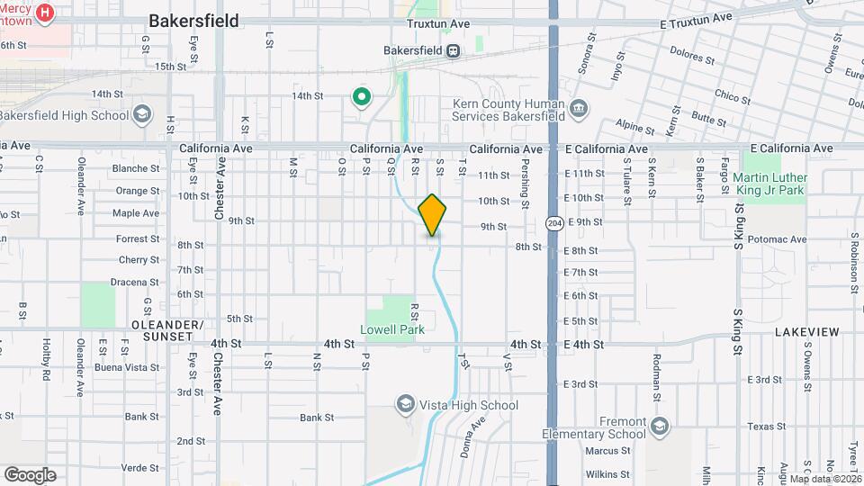 612 8th St Map and Location Details