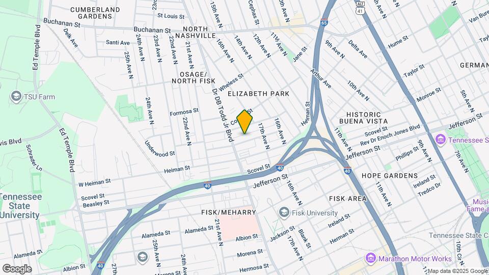 1722 Knowles St Map and Location Details