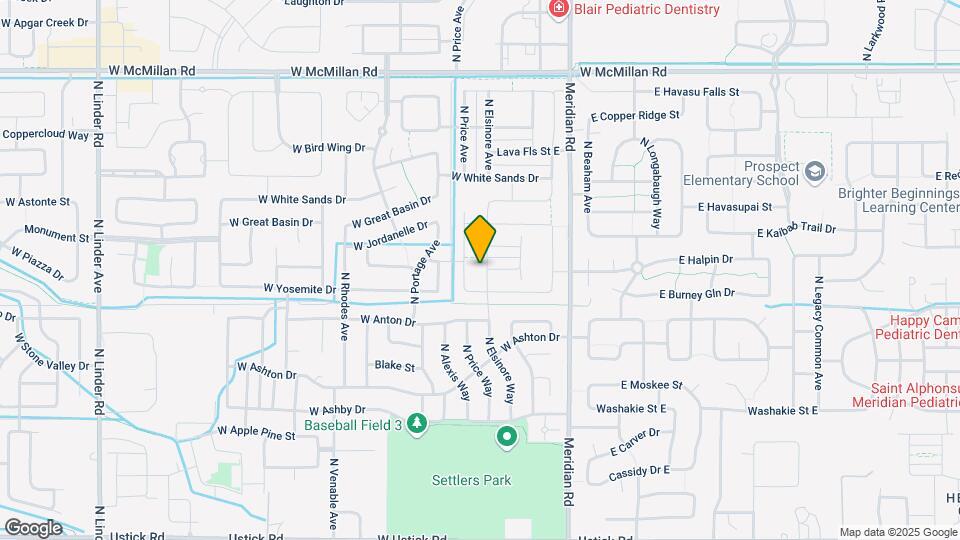 4121 N Elsinore Ave Map and Location Details